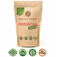 Cargar imagen en el visor de la galería, Horsetail Organic Loose Herbal Tea - Herba Equiseti Arvensis, Equisetum Arvense - Healthy Teeth, Hair and Nails - polanaherbs