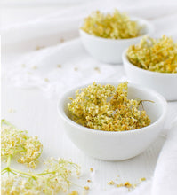 Load image into Gallery viewer, Organic Bio Elderflower Herbal Tea - Sambucus nigra -  Immune Defense, Anti Flu &amp; Cold, Antioxidants, Nourishing - polanaherbs