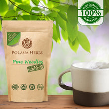 Load image into Gallery viewer, Pine Needle Tea Organic Loose Leaf (Pinus sylvestris) Help with respiratory problems, high in vitamin C and A, rich in antioxidants - polanaherbs