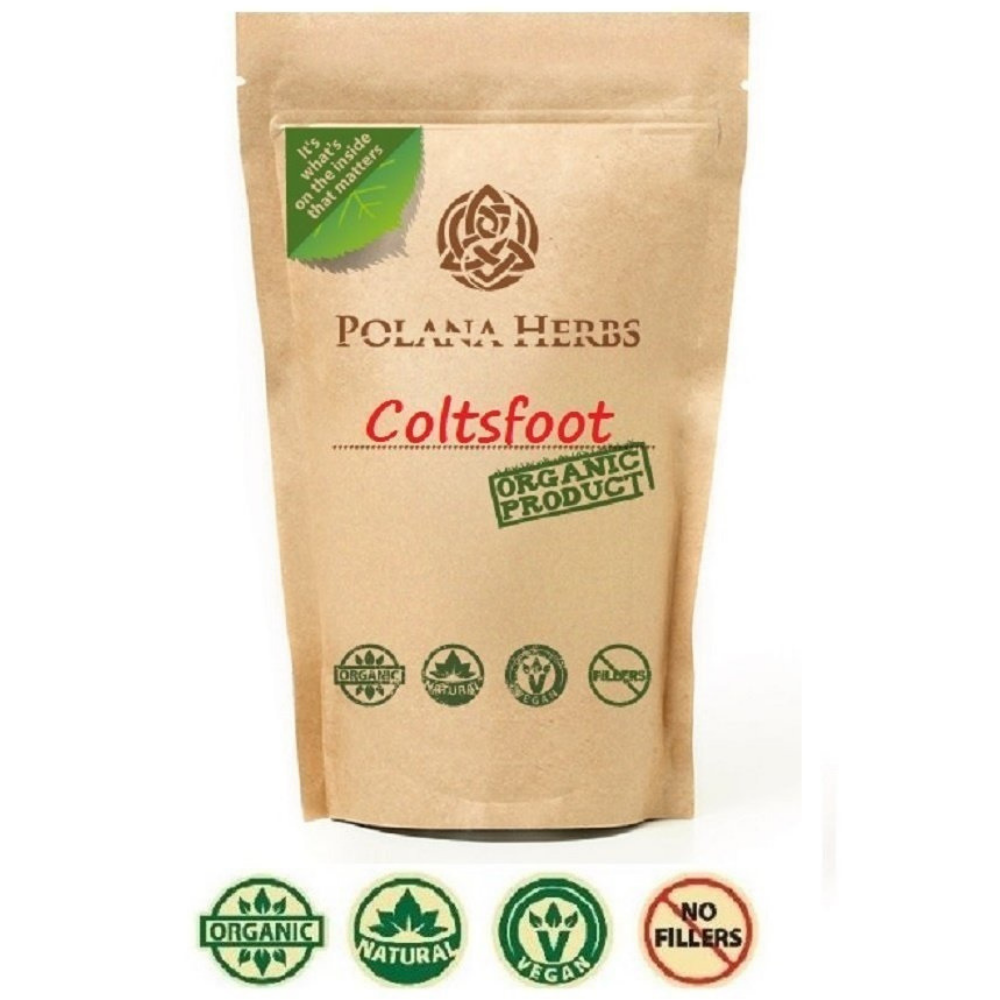 Organic Bio Coltsfoot Loose Leaf Herbal Tea - Tussilago farfara - Dry and Smokers Cought Remedy - polanaherbs